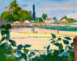  Bornemisza Géza - Kilátás a kertből, 1930 