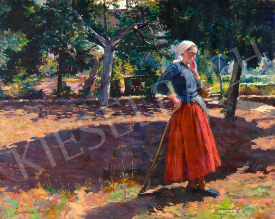 Zemplényi Tivadar - Napsütéses kertben, 1897 körül | 68. Aukció aukció / 174 tétel