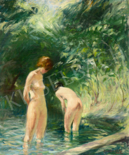  Benkhard, Ágost - Bathers, c. 1920 