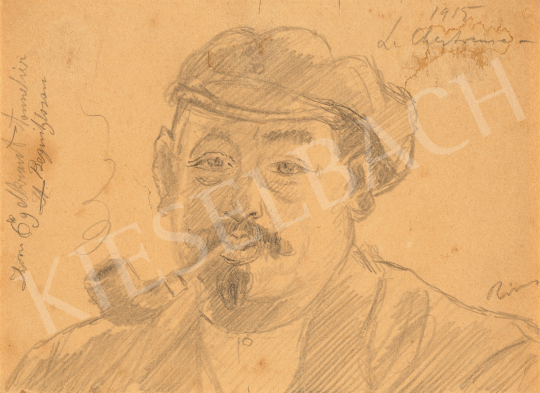 Rippl-Rónai, József - Man with a Pipe, 1915 | 68th Auction auction / 189 Lot