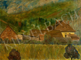 Nagy, István - Transylvanian Landscape with Houses 