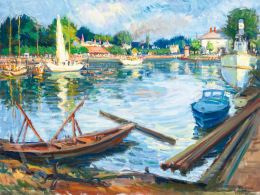  Boldizsár, István - Port in Siófok, 1956 