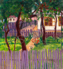 Tihanyi, Lajos, - Garden in Nagybánya, 1907 