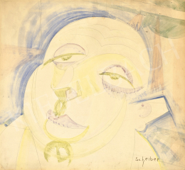  Scheiber Hugó - Merengő önarckép, 1930-as évek eleje 