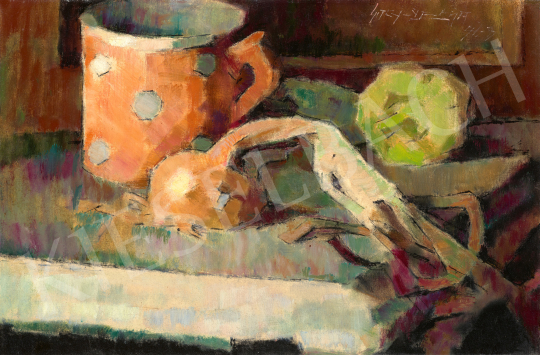 Nagy, Oszkár - Still Life with a Dotted Jug, 1943 | 68th Auction auction / 231 Lot