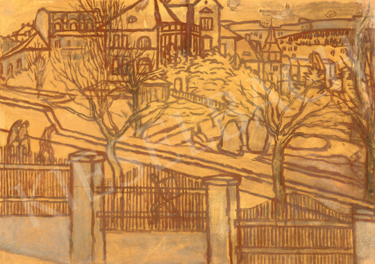 Rippl-Rónai, József - View from the Studio (Gellért Hill) | 68th Auction auction / 235 Lot