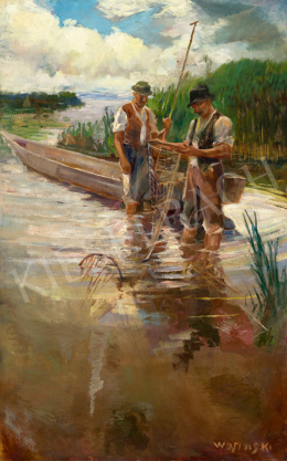  Wosinsky, Kázmér - Fishermen by Lake Fertő 