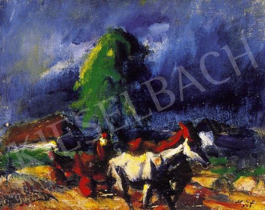  Holló, László - Farm with a Horse Cab | 5th Auction auction / 182b Lot