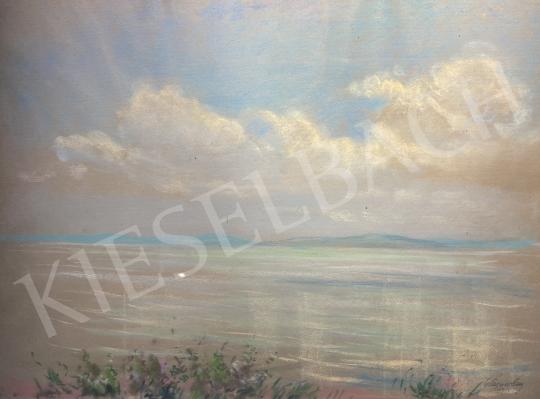 For sale Wágner, Géza - Lamb clouds over Lake Balaton in 1931 's painting