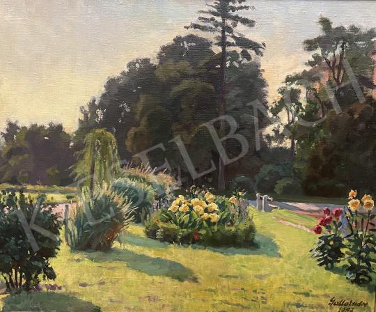 For sale Galla, Endre - In the summer park 1957 's painting