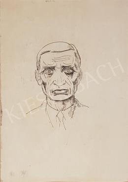 Bor, Pál - Portrait of a man (portrait of József Egry) 