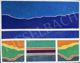 Orvos, András - Pop Art Landscape (Mountain, River, Layers) 