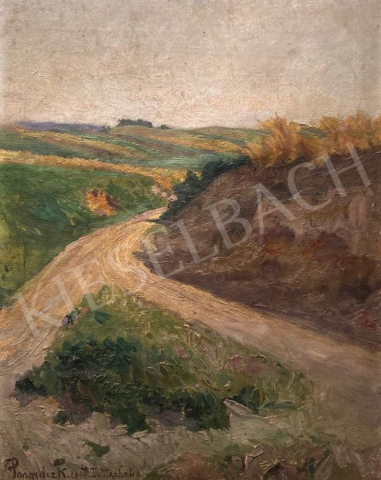 For sale  Pongrácz, Károly - Landscape 1898 's painting