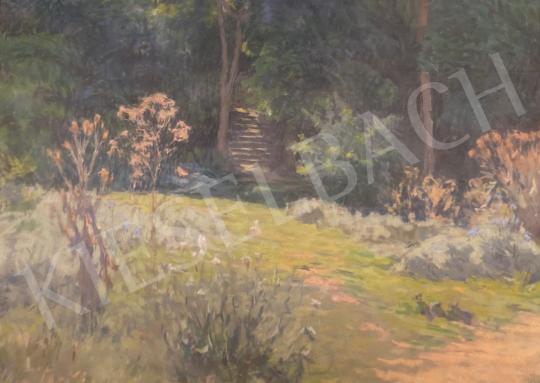 Eladó  Poll Hugó - Napsütötte kert  festménye