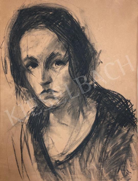 Eladó  Bernáth Aurél - Női portré 1914 festménye