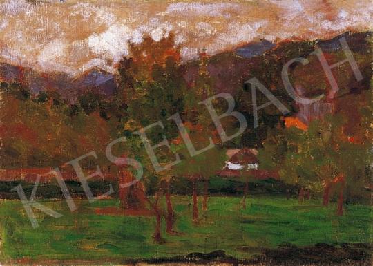 Unknown painter from Nagybánya (Bornemisza Gé - Garden in Nagybánya | 5th Auction auction / 197 Lot