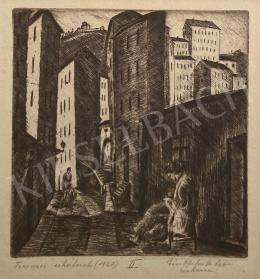 Dési Huber István - Városkép (Firenzei sikátorok) 1927  