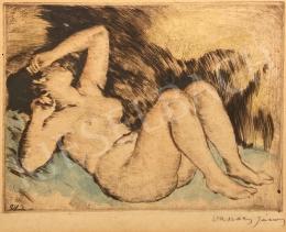  Vaszary, János - Lying nude 