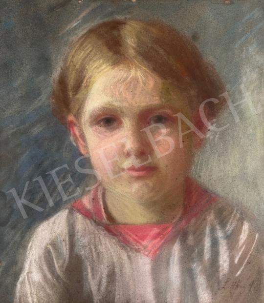 For sale  Littkey, Antal (Littkei Antal) - Little girl 1949 's painting