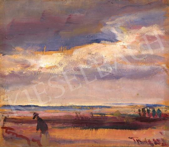 Tornyai, János - Sunset on the Great Plains painting