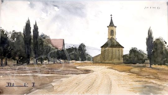 Dobroszláv, Lajos - Vértesboglár 1985 painting