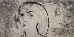  Szász, Endre - Female portrait 1964 