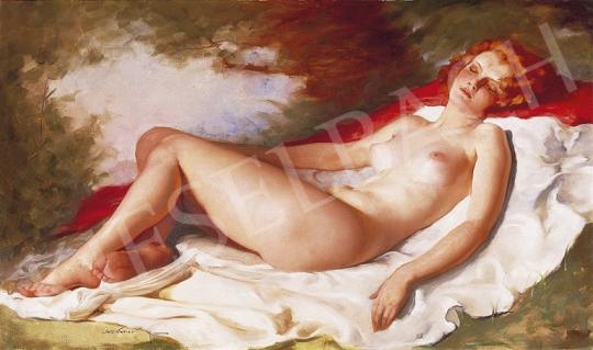  Szánthó, Mária - Lying Female Nude | 5th Auction auction / 205 Lot