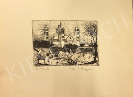 For sale  Soltra, Elemér -  Pécs Cathedral 1967 's painting