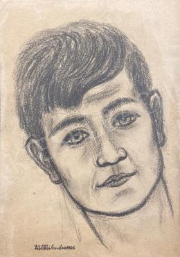  Szőllősi Endre  - Boy 's head 1966 