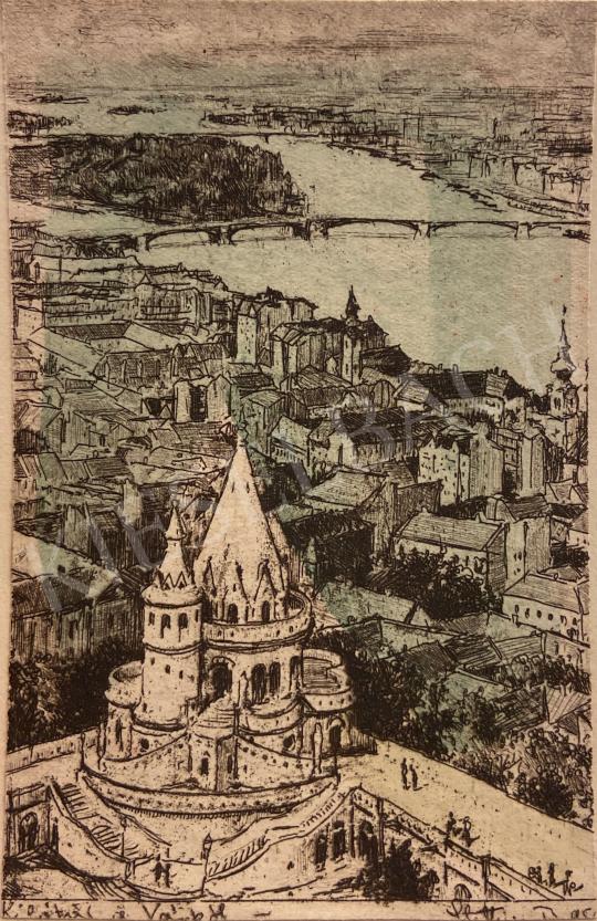 Eladó  Szabó Vladimir - Kilátás a várból festménye