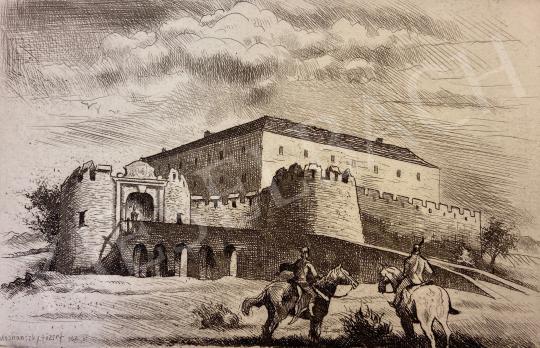 Nechánszky, József - Siklós Castle 1967 painting