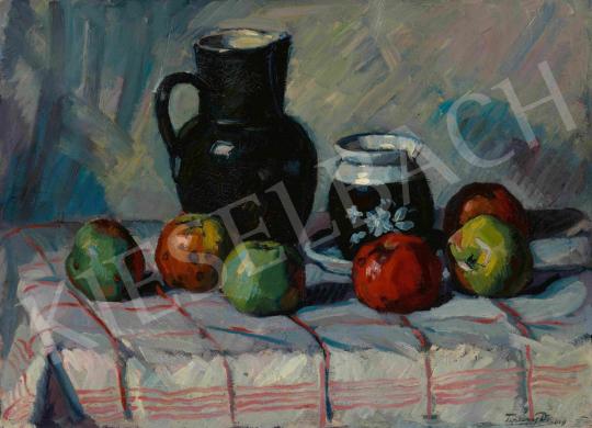  Tipary Dezső - Csendélet almákkal, 1919 festménye