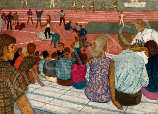  Czene, Béla jr. - Athletics Competition  painting