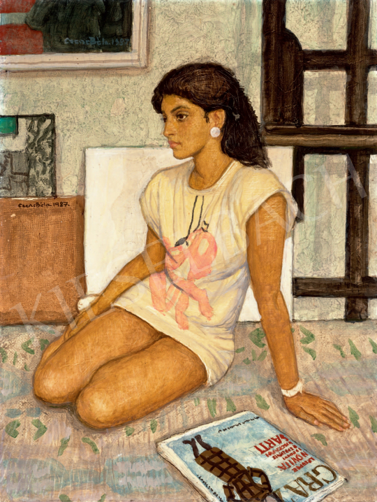  Czene, Béla jr. - Afternoon Rest painting