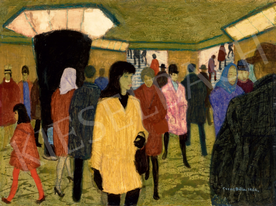  Czene, Béla jr. - Underpass at Pest, 1964  painting