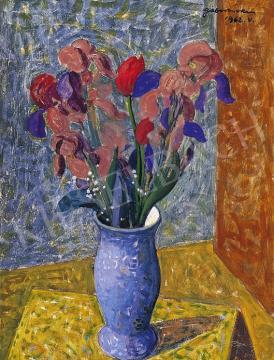  Gábor, Móric - Still Life of Iris | 5th Auction auction / 220 Lot