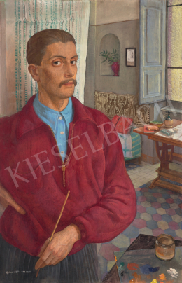  Czene, Béla jr. - Self-Portrait in Rome, 1939  