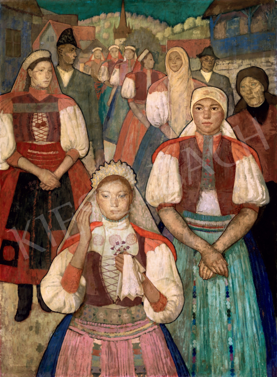  Czene, Béla jr. - Kalotaszeg Girls painting