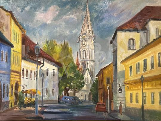  Szamosvári, József - Budapest (Matthias Church, Castle) painting