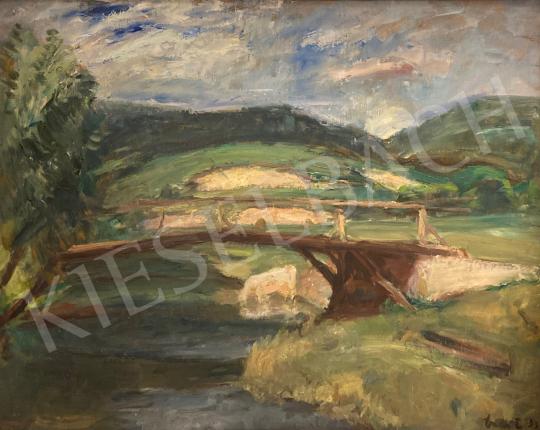 Eladó Vass Elemér - Híd 1938 festménye