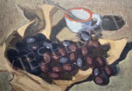 Szalmás, Béla - Plum still life 