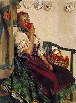  Pap, Emil - Girl Eating Apple | 5th Auction auction / 236 Lot