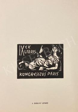 Diskai, Lenke (Diskay Lenke, Varga Hajdú Istv - IX. Ex Libris Kongresszus Páris 