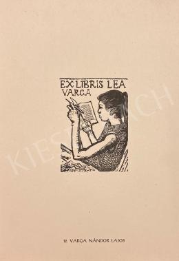  Varga Nándor Lajos - Ex Libris Lea Varga  