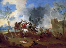 Ismeretlen festő, 18. század - Csatajelenet 