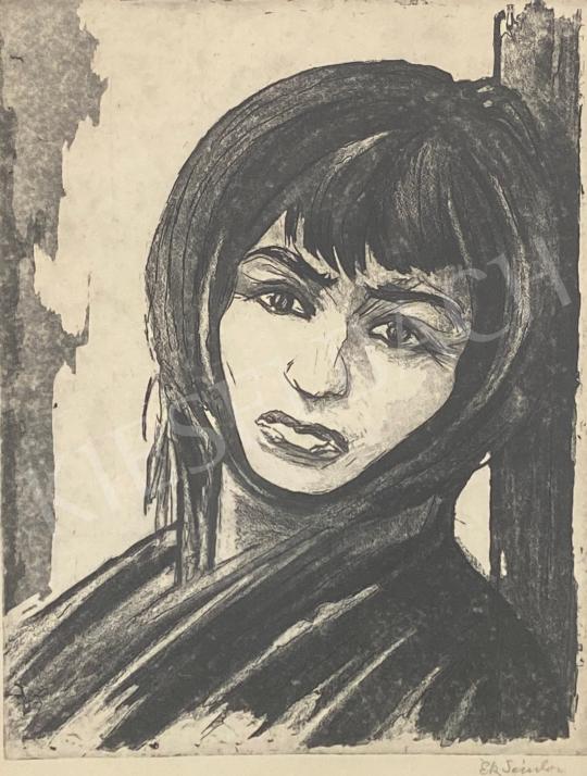 Eladó  Ék Sándor - Női portré  festménye