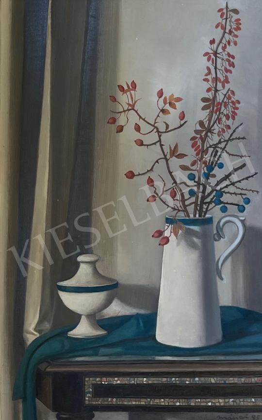 Mácsai, István - Autumn (Rosehip) 1995 painting