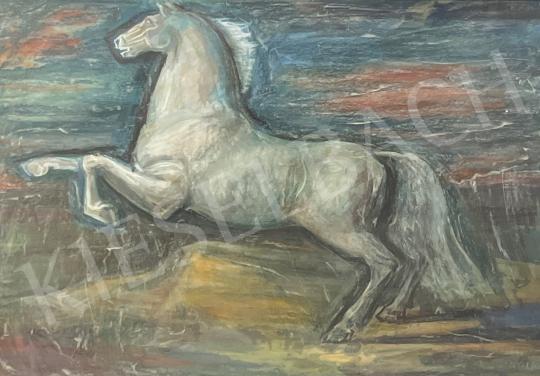  Rozgonyi, László - Cutting horse painting