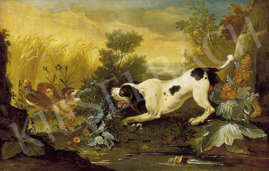 Ismeretlen festő, 18. század - Vadászaton | 5. Aukció aukció / 247 tétel