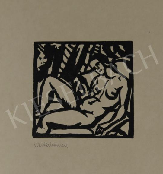 For sale Walleshausen, Zsigmond -  Resting nude 's painting